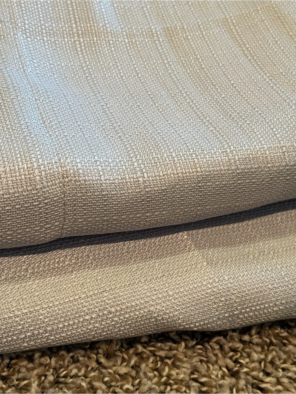 Mainstays Textured Curtain Panels Set 2 Silver Gray 40x84 Light Filtering